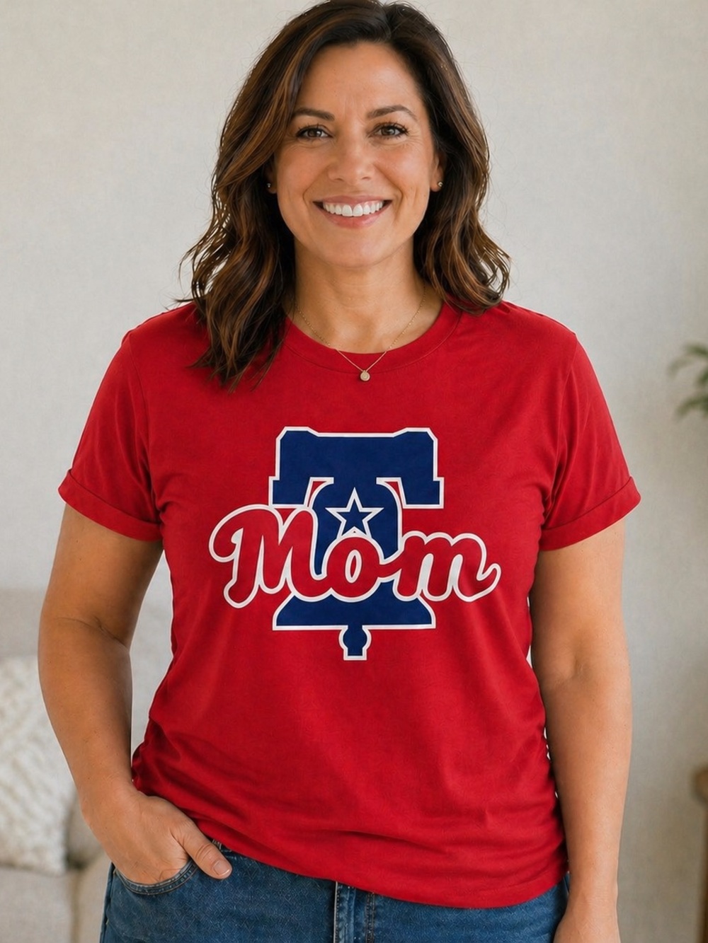 PHILLIES MOM, Mothers Day Unisex T-Shirt